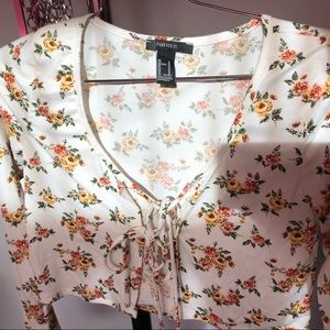 Floral crop top